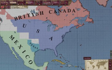 Bild: En skärmdump från spelet Victoria II.