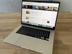 I recension: Apple Macbook Air 15 M2. Testenheten tillhandahölls av Apple Tyskland.