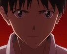 En skärmdump av Shinji Ikari från trailern till Evangelion 3.01.01 Thrice Upon a Time