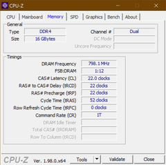 CPU-Z-minne