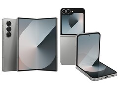 Samsung Galaxy Z Fold6 (vänster) och Z Flip6 (höger). (Bildkälla: Amazon)