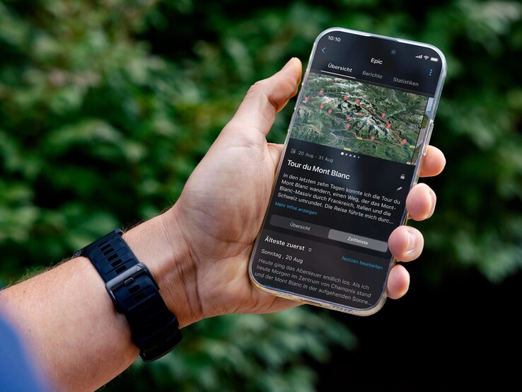 Med Garmin Epic kan du kombinera flera aktiviteter i en och samma tur.