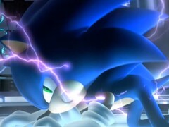 En skärmdump från den inledande filmsekvensen i Sonic Unleashed