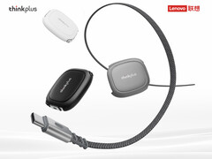 Lenovos ThinkPlus 240 W Telescopic USB Type-C-kabel finns i tre olika färger. (Bildkälla: Lenovo - redigerad)