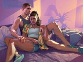 Officiellt konstverk för GTA 6 som visar de två huvudpersonerna Jason och Lucia. (Bildkälla: Rockstar)