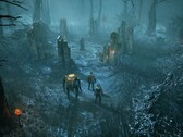 En bild som visar en miljö i Miasma Chronicles, som just nu säljs med 70 % rabatt på Steam.