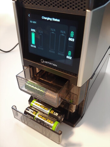 Bearbetade celler sorteras i tre fack. (Bildkälla: Notebookcheck)