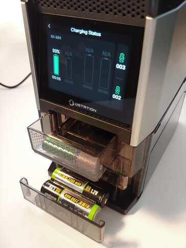 Bearbetade celler sorteras i tre fack. (Bildkälla: Notebookcheck)