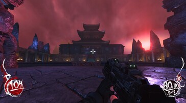 Bild: En skärmdump från spelet Shadow Warrior.