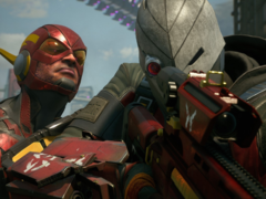 Flash-klonen smyger sig på Deadshot i Suicide Squad: Kill The Justice League (bildkälla: SteamDB)