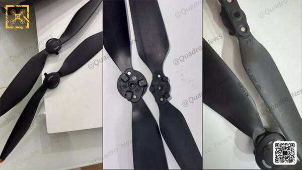 Bilder av Mavic 4 Pro:s propellrar. (Bildkälla: Quadro_News)