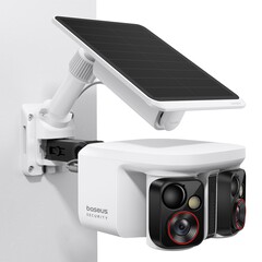 Säkerhet X1 Pro: Övervakningskamera med två rörliga kameror. (Bildkälla: Baseus)
