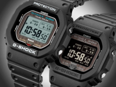 De två varianterna av den nya kommande Casio G-Shock GW-BX5600 (bilden) - den ena med en standard LCD och den andra med en omvänd LCD. (Bildkälla: Great G-Shock World)