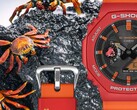 Casios samarbetsklockor Galápagos x G-Shock (GA-B2100DF-4A på bilden) kommer till Storbritannien. (Bildkälla: Casio)