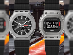På bilden Casio G-Shock GM-2100M-1JF (vänster) och GM-5600M-1JF (höger). (Bildkälla: @geesgshock på Instagram)