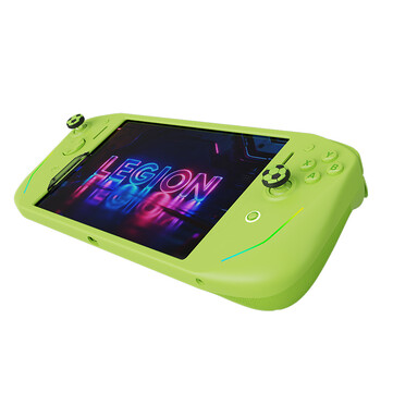 Rhein Green Lenovo Legion G9 handkontroll levereras med lock för tumspakar.