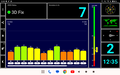 GPS-mottagning utomhus