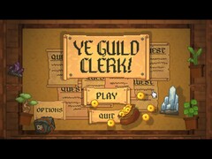 Ye Guild Clerk! släpptes på Steam den 28 oktober. (Bildkälla: Steam)