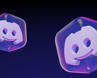 3D-ikoner i form av genomskinliga kuber med Discord Clyde-logotypen