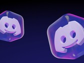 3D-ikoner i form av genomskinliga kuber med Discord Clyde-logotypen