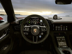 Instrumentpanel för Porsche Taycan E-Shift 2027.