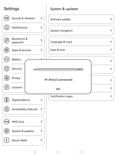 Programvara för Huawei MatePad Paper