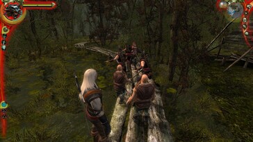 På bilden: En skärmbild från spelet The Witcher: Enhanced Edition Director's Cut.