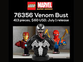 Första film-riktiga LEGO Venom-bysten läcker med Tom Hardy minifigur bland blandad feedback