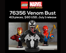 Första film-riktiga LEGO Venom-bysten läcker med Tom Hardy minifigur bland blandad feedback