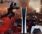 Gears of War: E-Day illustrationer med PS5-logotyp och konsol.