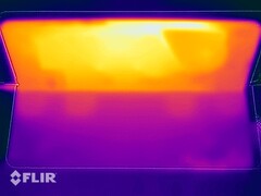 Stresstest av yttemperaturer (baksida med skydd)