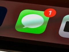 Apples app Messages, vars ikon visas på bilden, har fått en ny knapp för att dölja dikteringsknappen i textfältet.