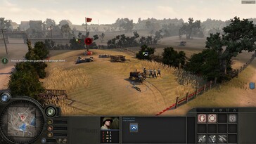  Bild: En skärmdump från spelet Company of Heroes.