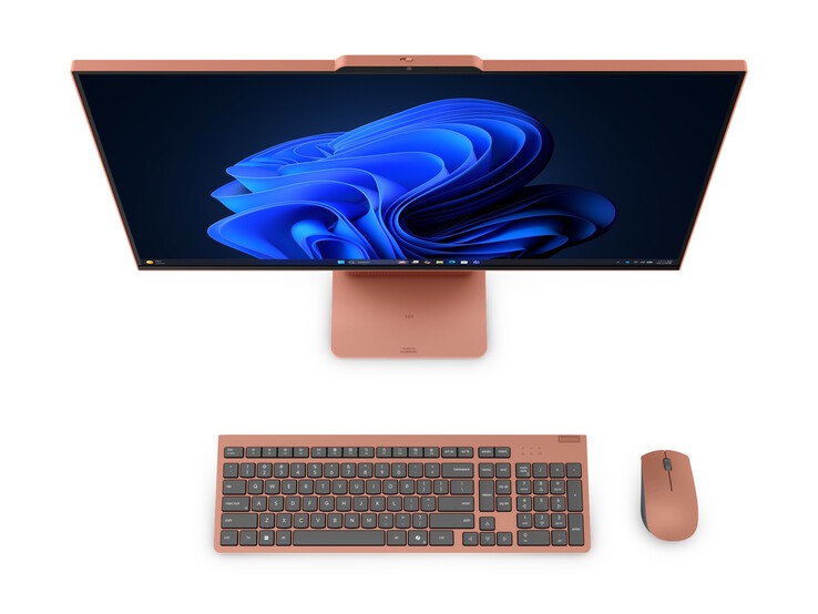 Lenovo IdeaCentre AIO i-stationära datorer levereras med tangentbord och möss i matchande färger.
