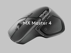 MX Master 4S teaser-video skärmdump som visar svart MX Master 4-mus