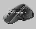 MX Master 4S teaser-video skärmdump som visar svart MX Master 4-mus
