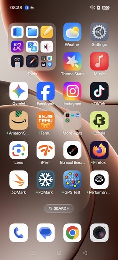 Oppo Find X9 programvara