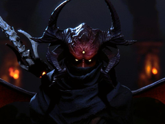 En skärmdump från The Outsiders titel Metal Hellsinger (bildkälla: Steam Community)