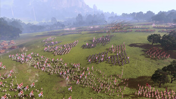 En bild som visar en armé i Total War: Three Kingdoms.