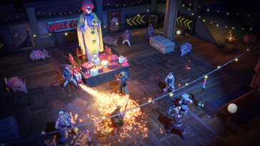 En bild som visar en strid mot flera fiender i Wasteland 3.