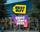 Best Buy-butiken visas med GTA 6-logotyp