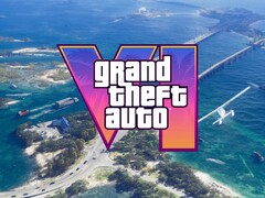 Banner för GTA 6 som visar en flygvy över Vice City