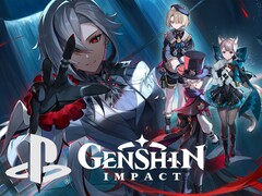 Genshin Impact-banner med PlayStation-logotypen visas (Bildkälla: HoYoverse, Sony PlayStation med redigeringar)