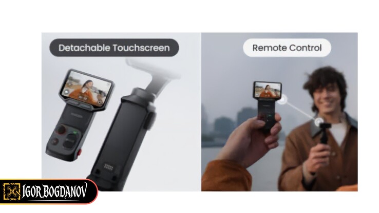 Insta360 Luna Ultra läckta marknadsföringsbilder.