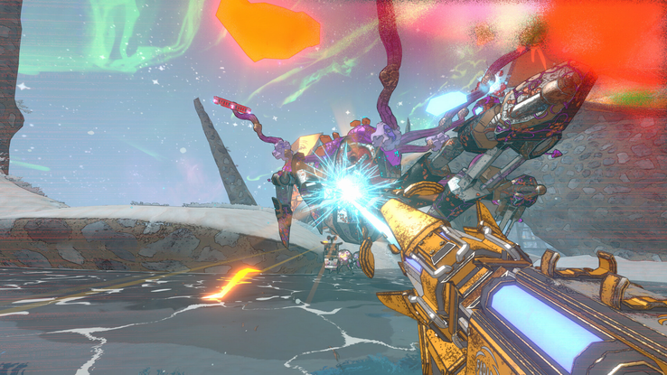 Mycopunks cel-shadade grafik påminner starkt om Borderlands.