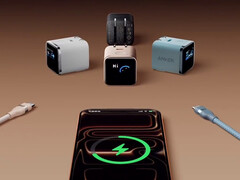 Snabbladdaren på 45 W erbjuder adaptiv laddningsfunktion för flera Apple enheter. På bilden: en kampanjbild av adaptern. (Bildkälla: Anker)