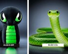 Razer visar hur maskoten Sneki Snek kan se ut med DLSS 5.