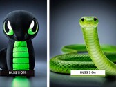 Razer visar hur maskoten Sneki Snek kan se ut med DLSS 5.