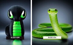 Razer visar hur maskoten Sneki Snek kan se ut med DLSS 5.