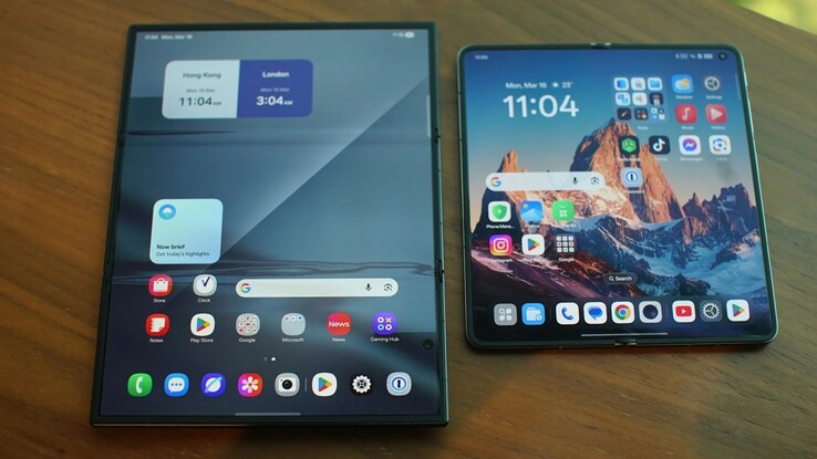 Oppo Find N6 vs Samsung Galaxy Z TriFold displayveck.